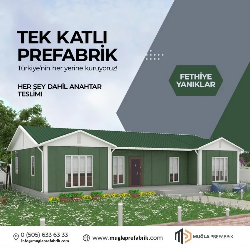 Tek Katlı Prefabrik